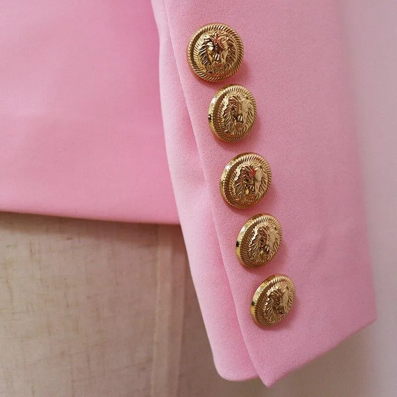 Classic Pink Blazer For Women