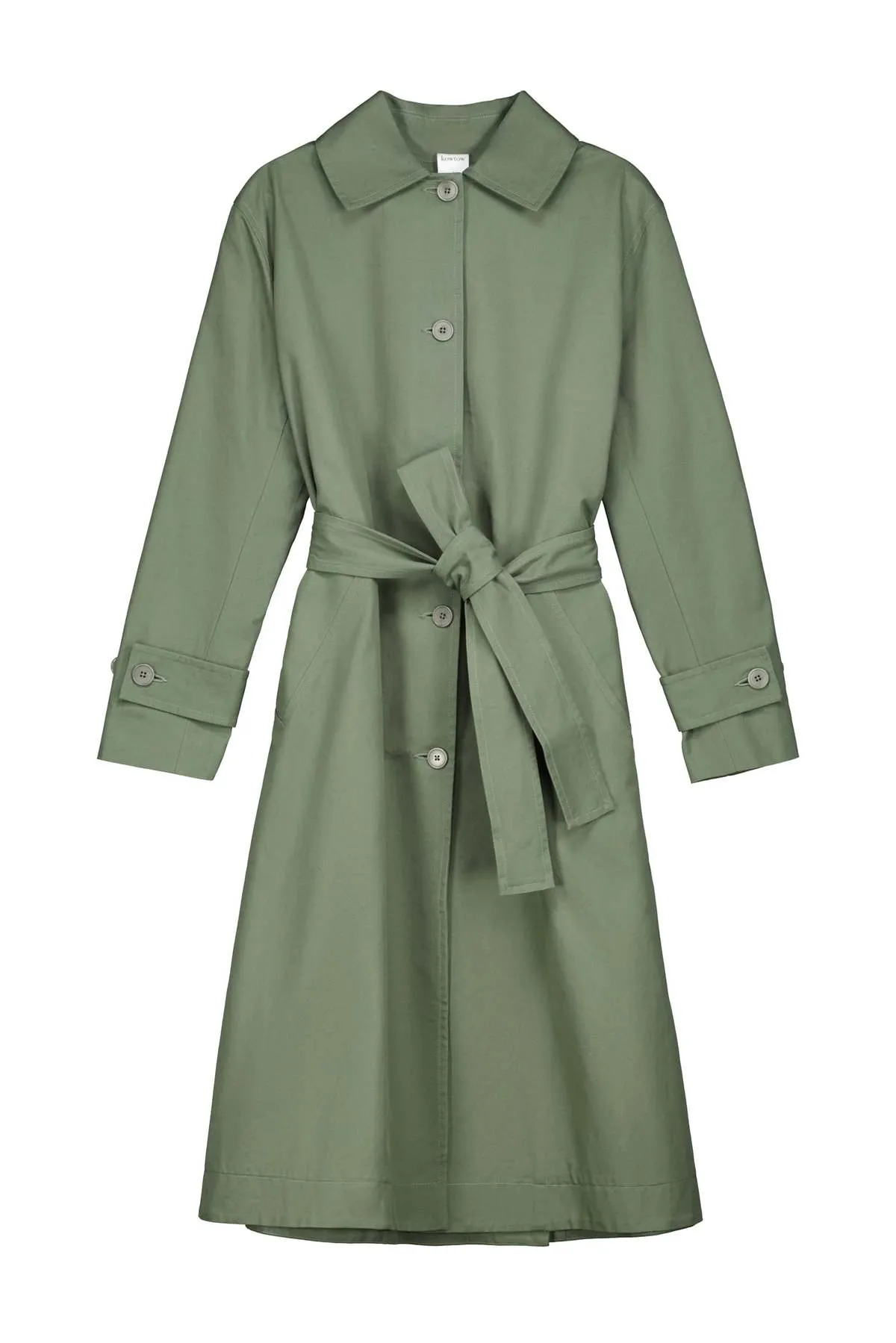 CLEO TRENCH COAT - SAGE