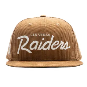 Corduroy Script 9Fifty Snapback - Las Vegas Raiders