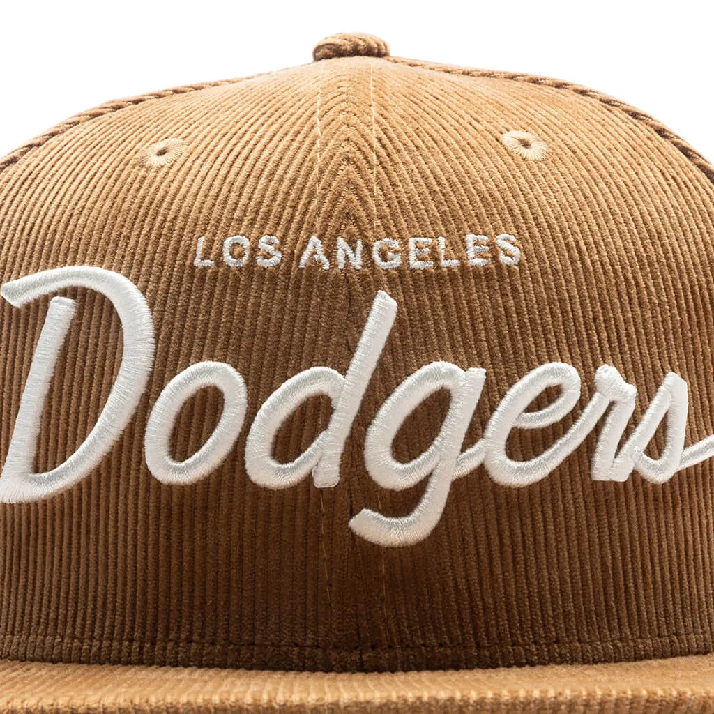 Corduroy Script 9Fifty Snapback - Los Angeles Dodgers