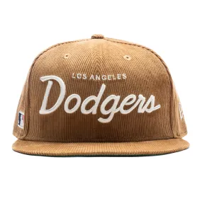 Corduroy Script 9Fifty Snapback - Los Angeles Dodgers