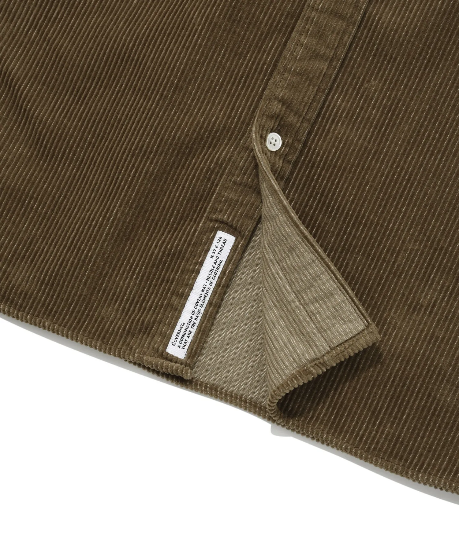 COVERNAT  |[COVERNAT]★OVERFIT CORDUROY POCKET SHIRT