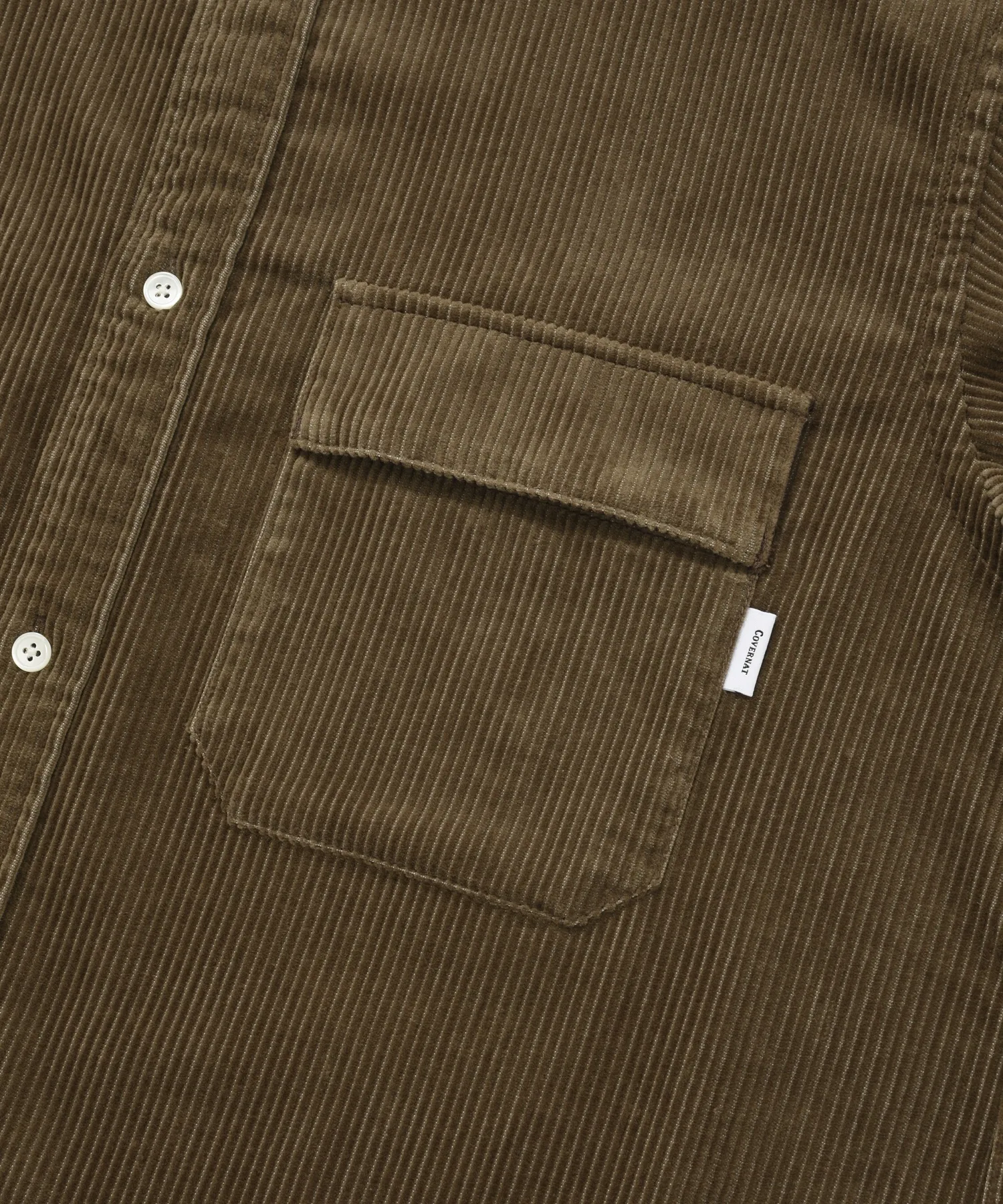 COVERNAT  |[COVERNAT]★OVERFIT CORDUROY POCKET SHIRT