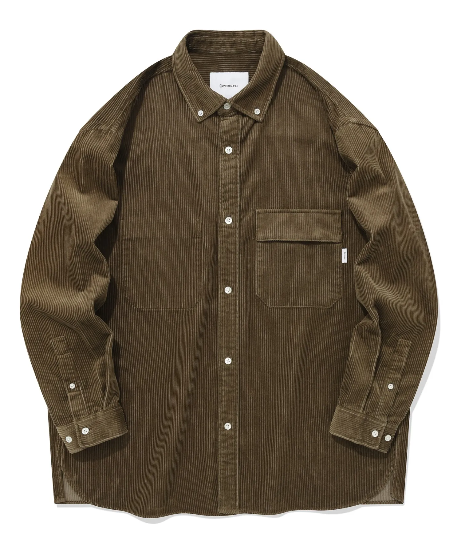 COVERNAT  |[COVERNAT]★OVERFIT CORDUROY POCKET SHIRT