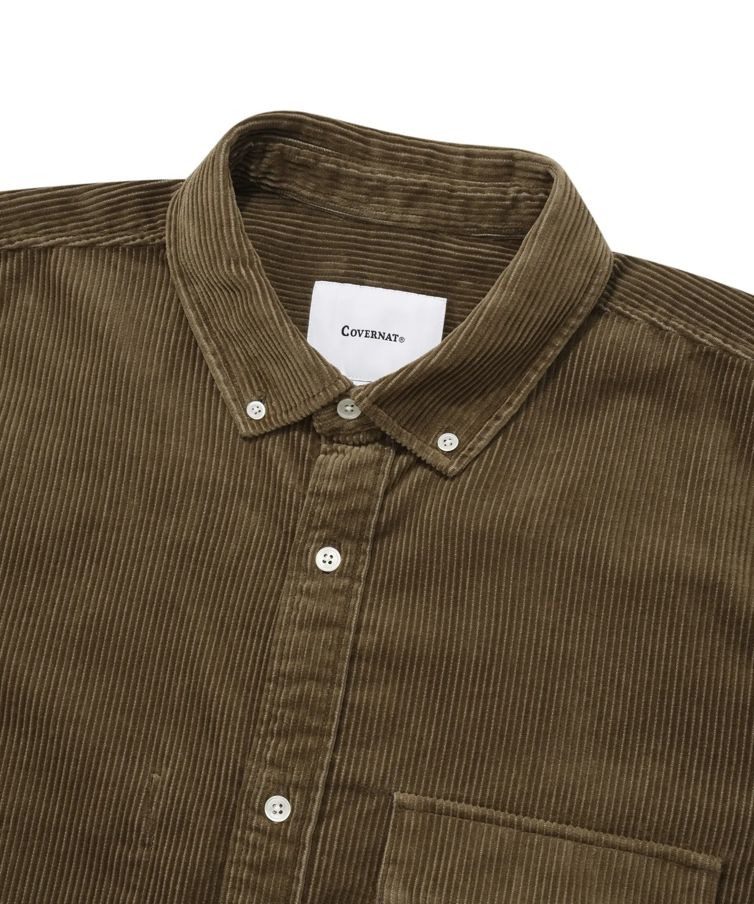 COVERNAT  |[COVERNAT]★OVERFIT CORDUROY POCKET SHIRT