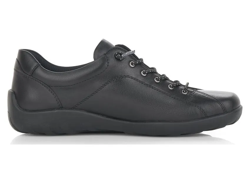 Cristallino Black Leather Sneaker