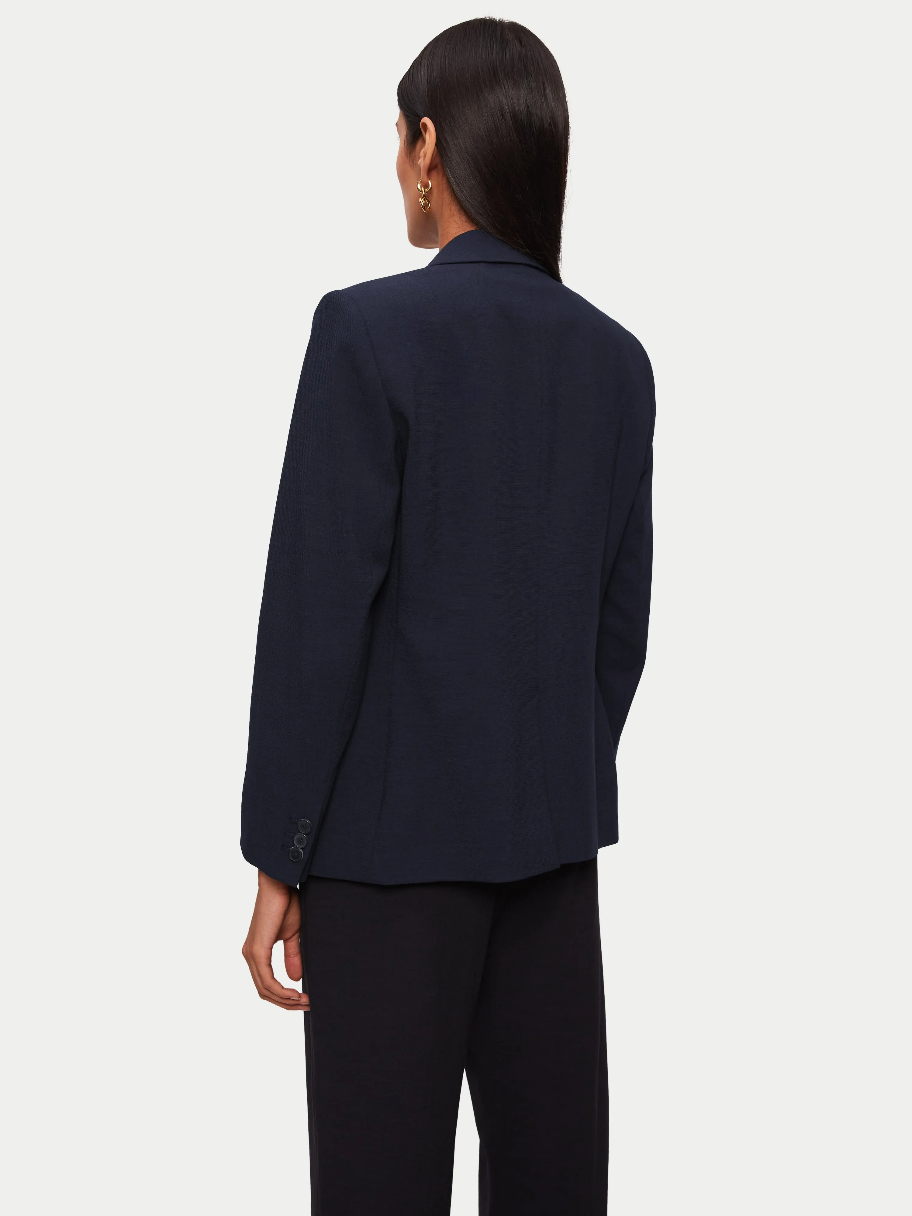 Crosshatch Brook Blazer | Navy