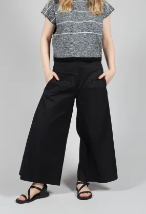 Culotte Trousers in Black