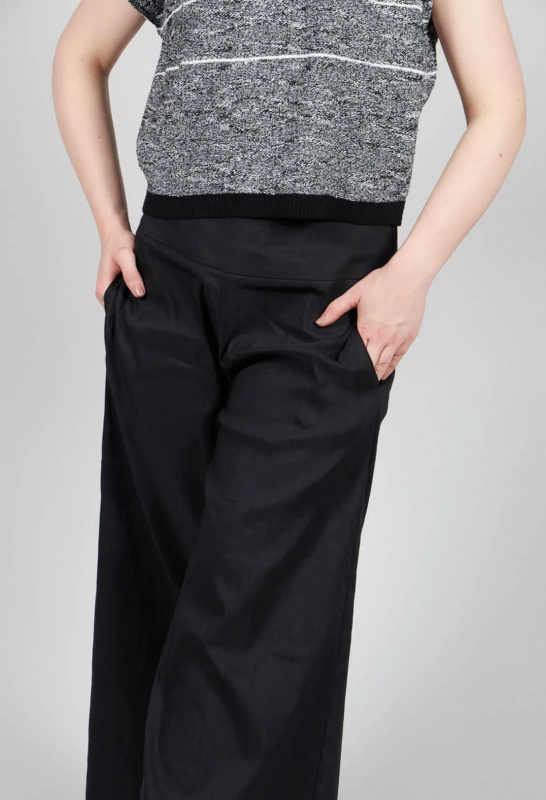 Culotte Trousers in Black