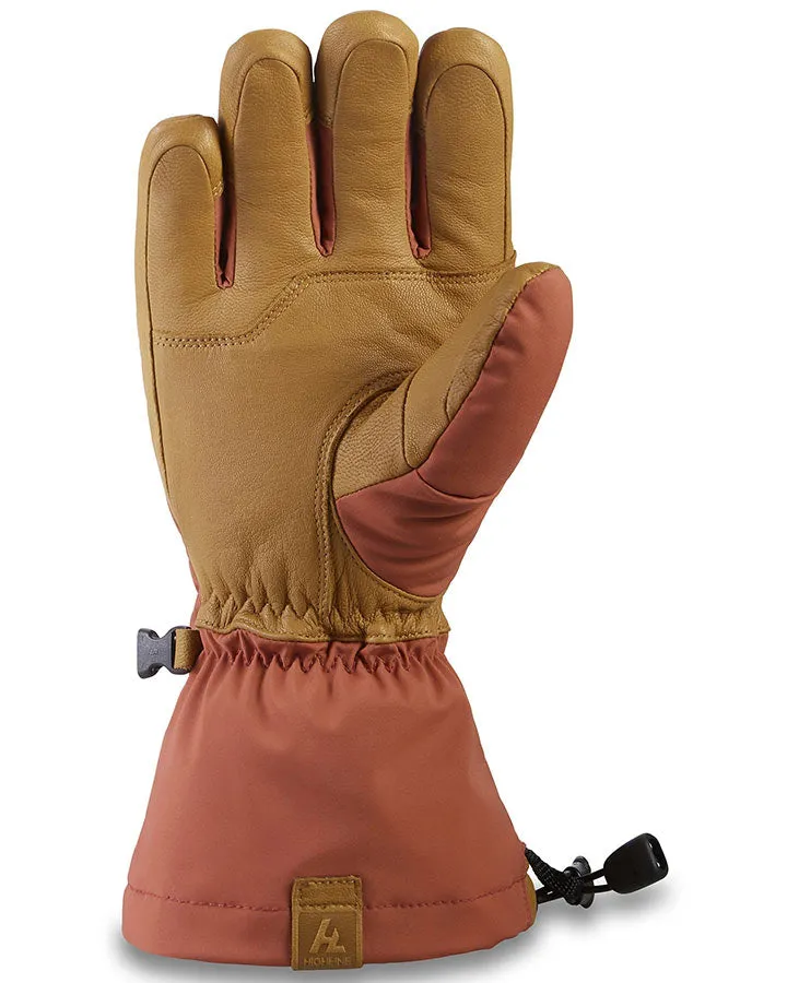 Dakine Womens Excursion Glove - Dark Rose/Caramel