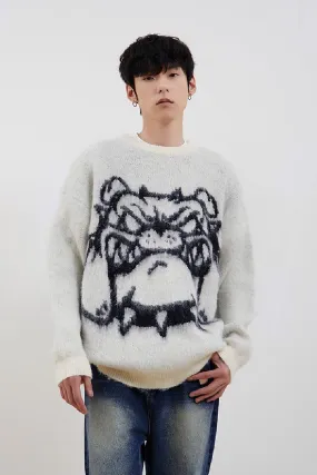 Dog Knit Mohair Sweater