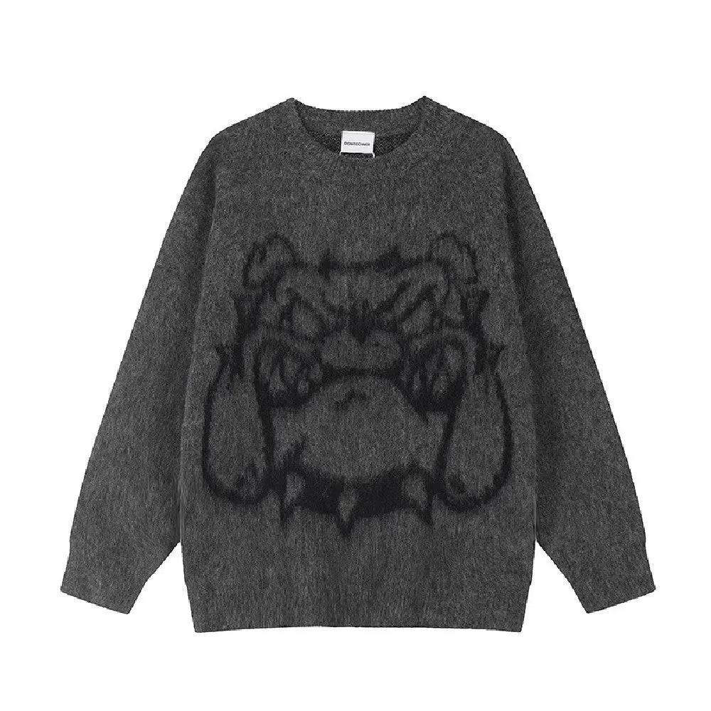 Dog Knit Mohair Sweater