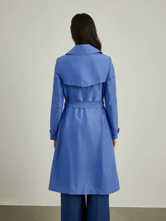 Double-breasted trench coat