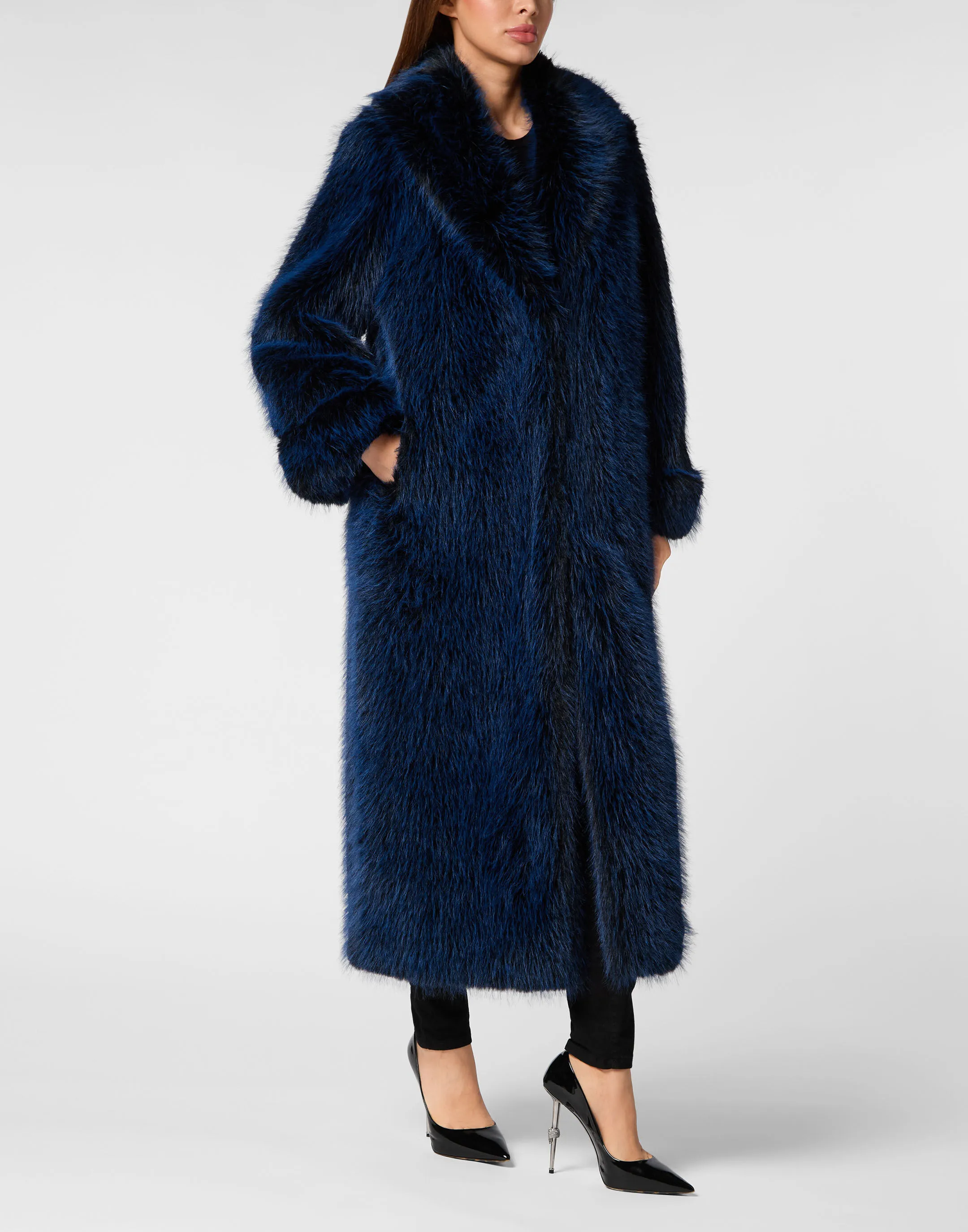 Eco Fur Maxi Coat