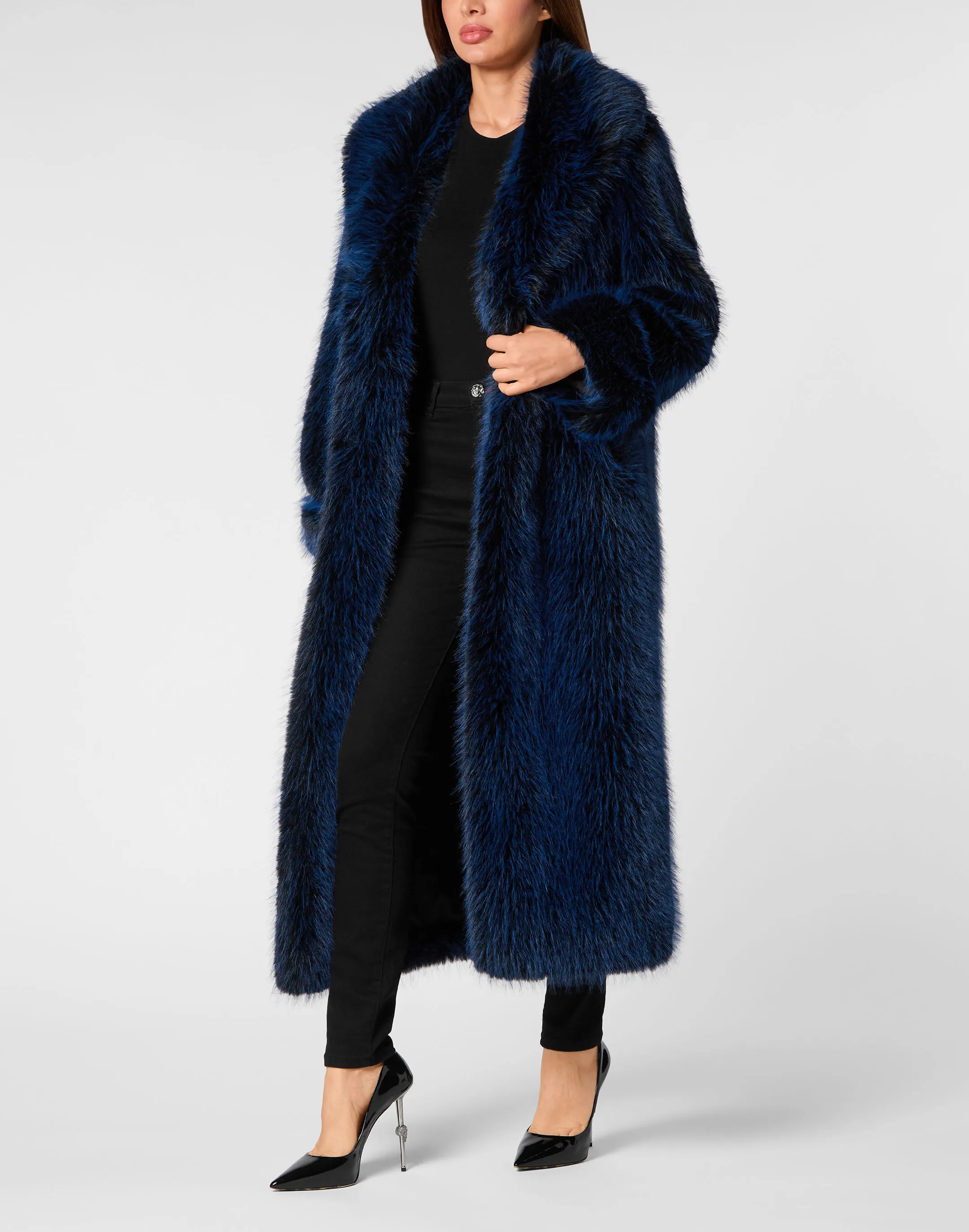 Eco Fur Maxi Coat