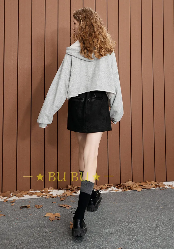 ELF SACK  |Monogram Sweat Blended Fabrics Street Style Long Sleeves