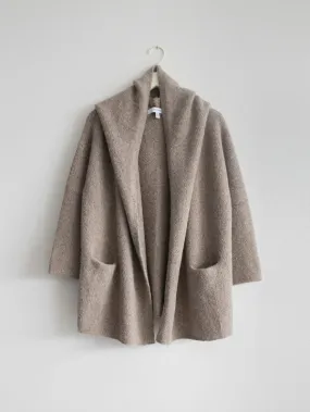 Enca Car Hooded Coat - Taupe