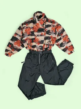 ETIREL Retro Print One Piece Ski Suit - size M-L / 40