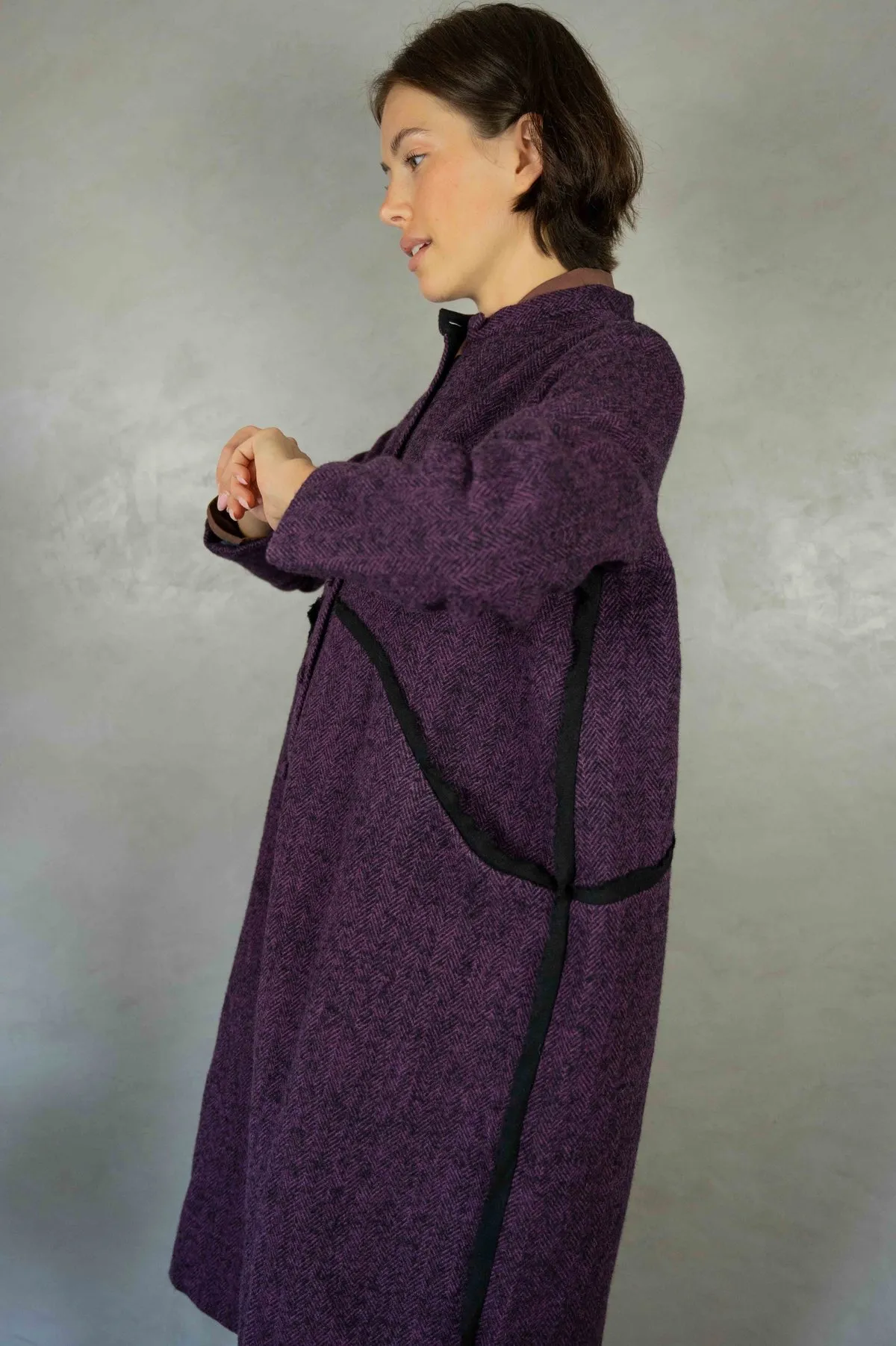 Farley Coat - Plum