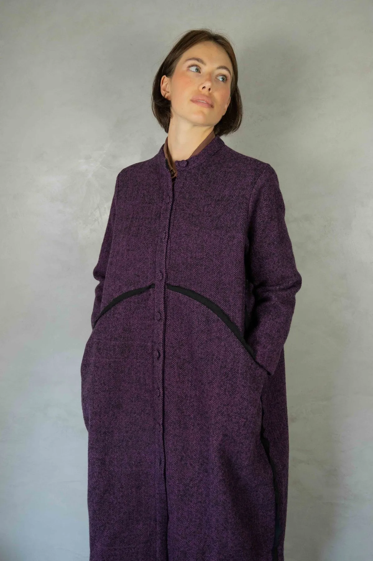 Farley Coat - Plum