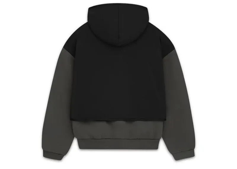 Fear of God Essentials Nylon Fleece Hooded Sweater Ink/Jet Black