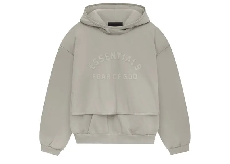 Fear of God Essentials Nylon Fleece Hooded Sweater Seal/Seal