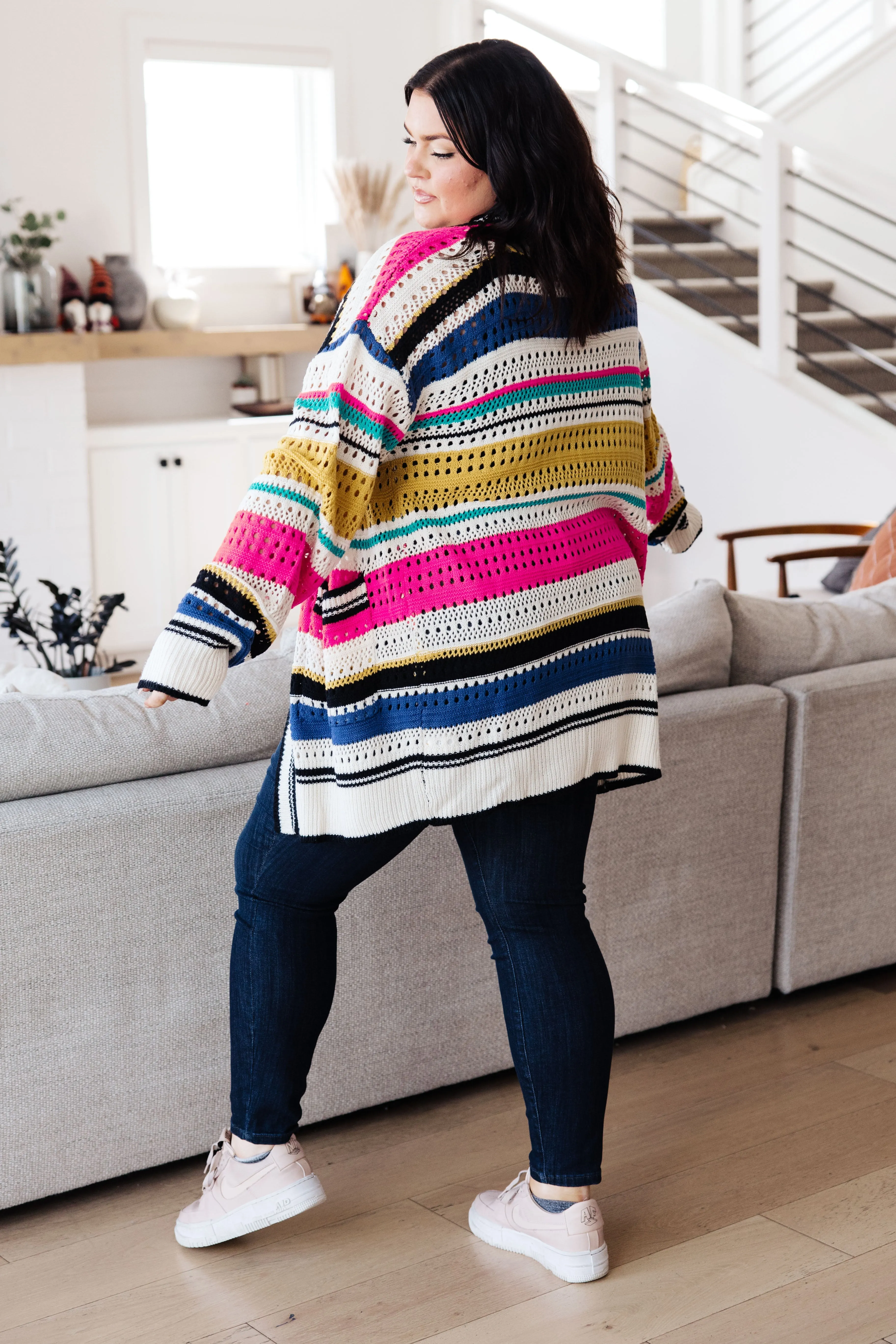 Fiona Striped Cardigan