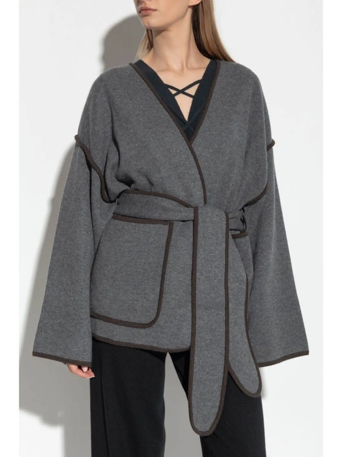 Fiora Coat - Graphite/Wood