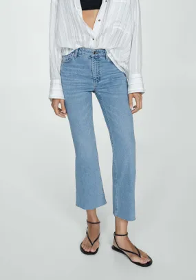 Flare cropped jeans