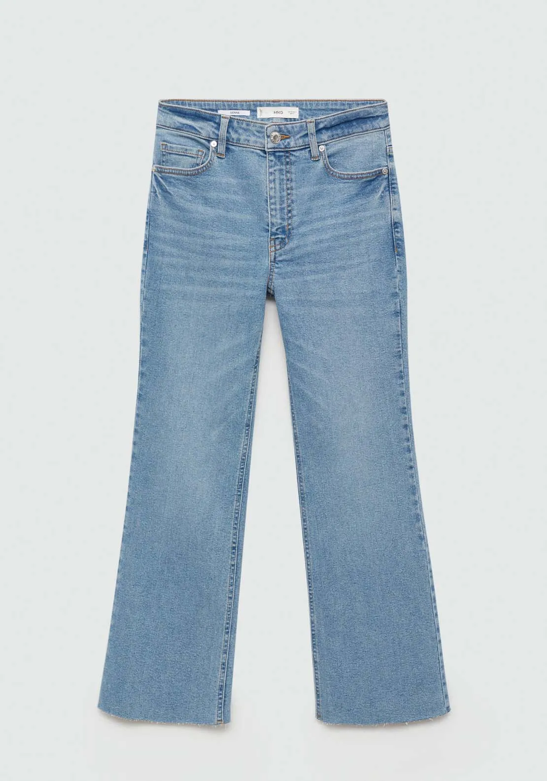 Flare cropped jeans