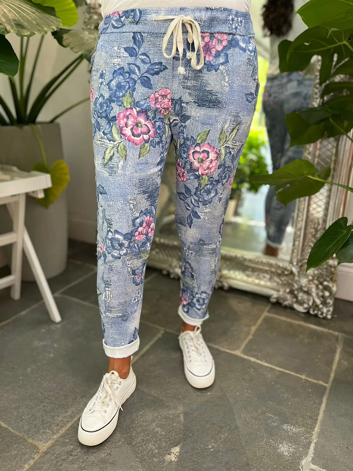 Floral Print Magic Trousers