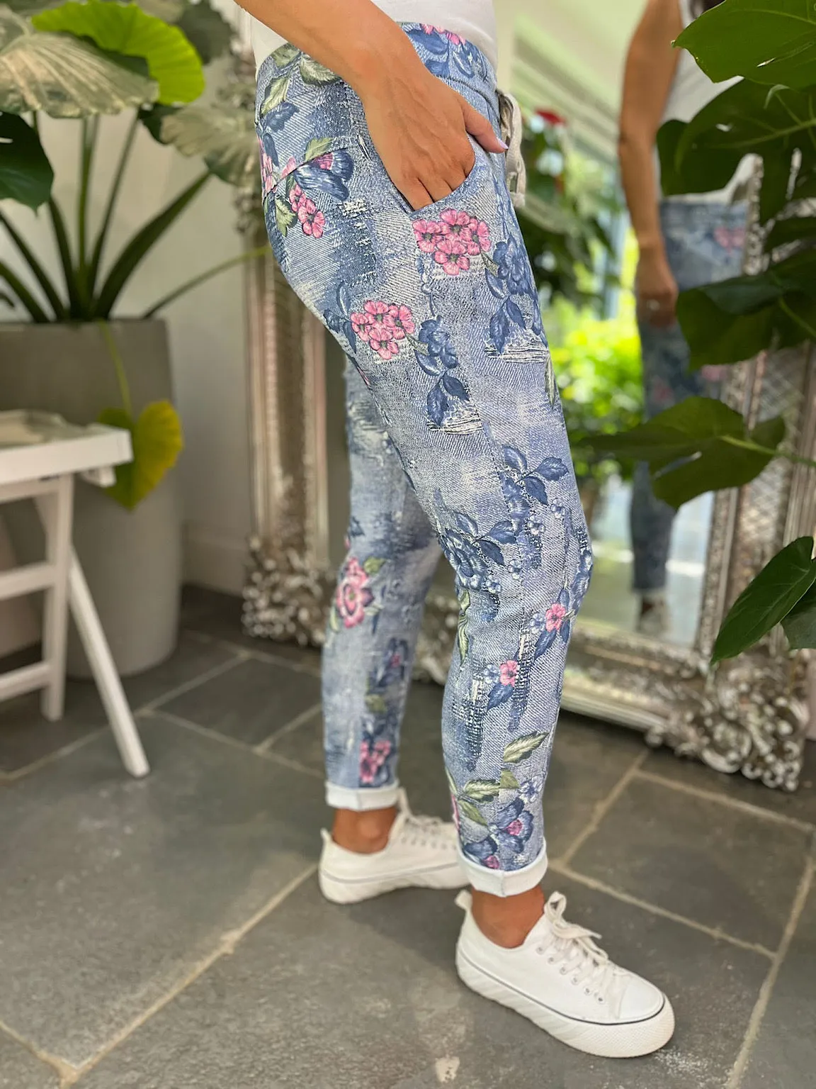 Floral Print Magic Trousers