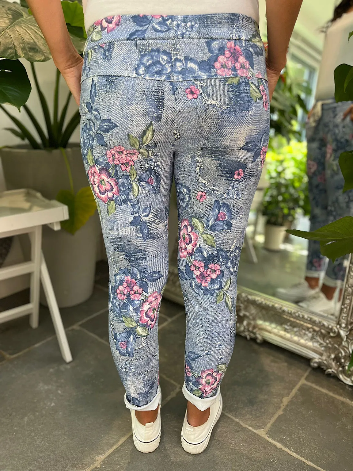 Floral Print Magic Trousers