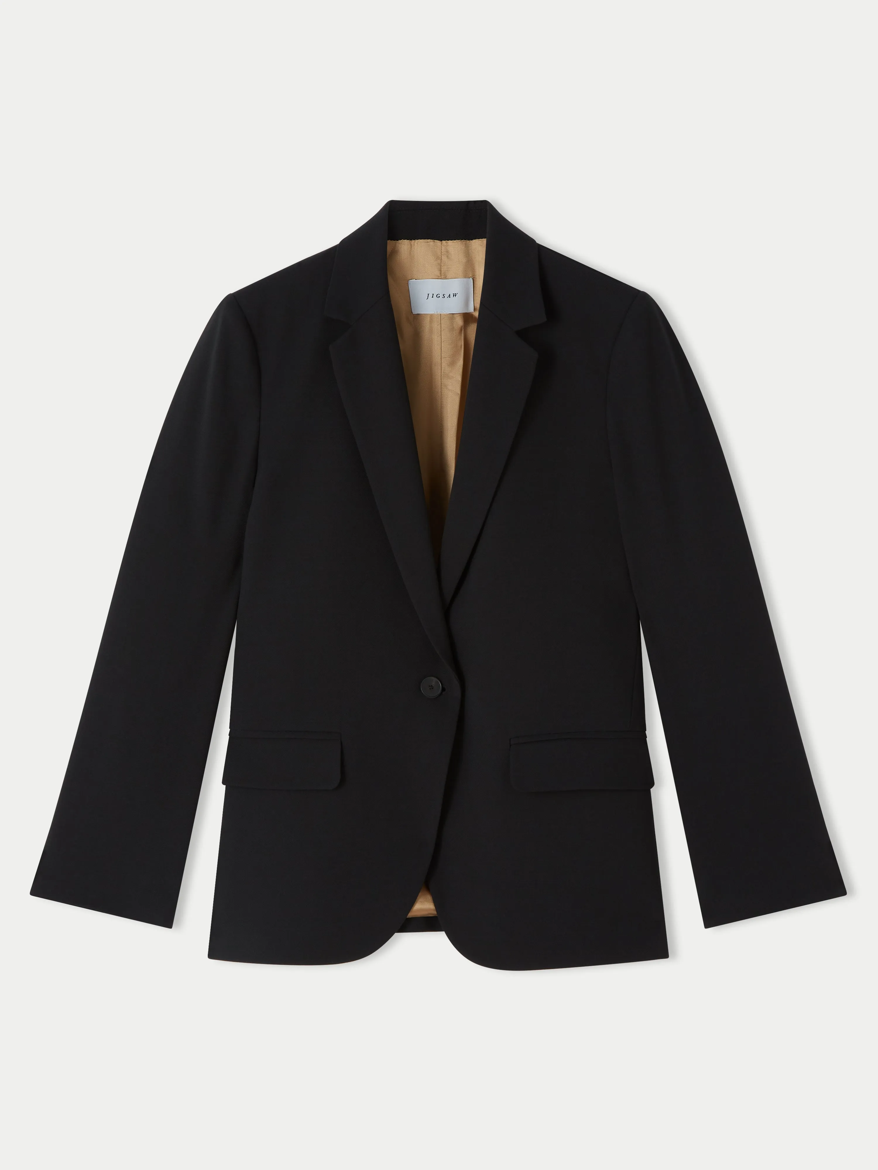 Fluid Twill Brook Blazer | Black