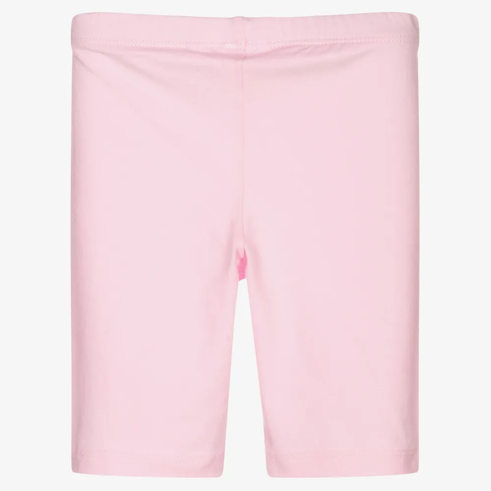 Girls Short Pink Leggings