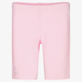 Girls Short Pink Leggings