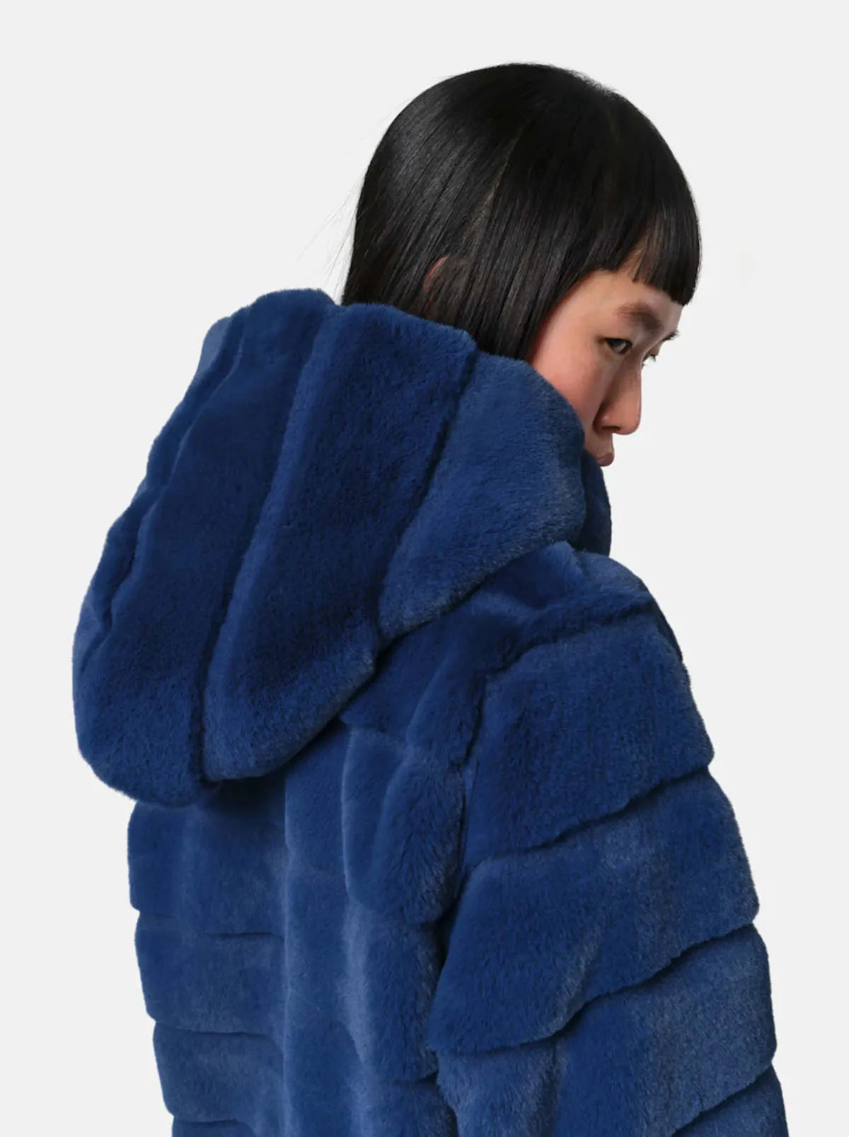 Goldy Short Coat - Sapphire