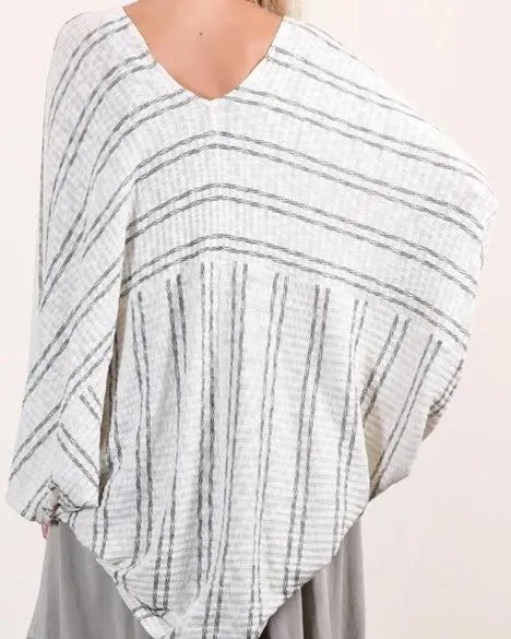 Grace Striped Knit Cardigan