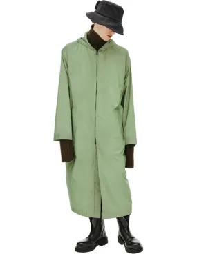 Green Reflective Hooded Coat