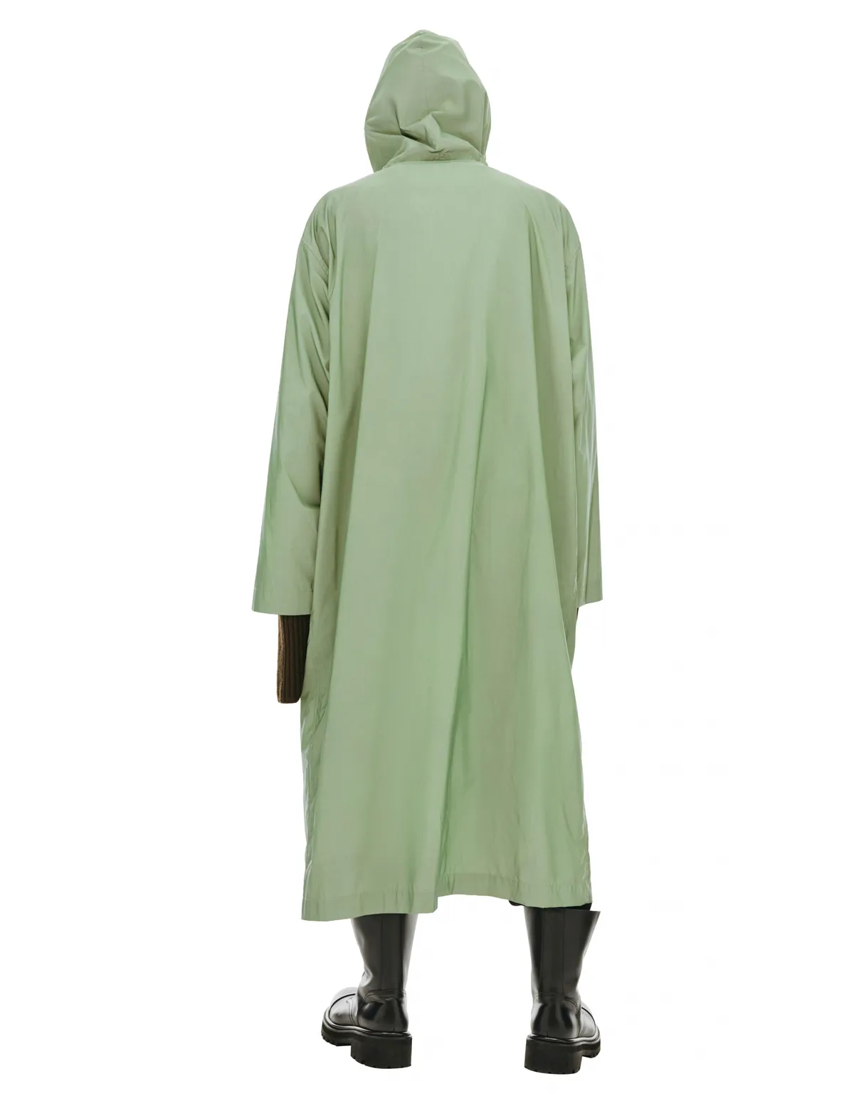 Green Reflective Hooded Coat