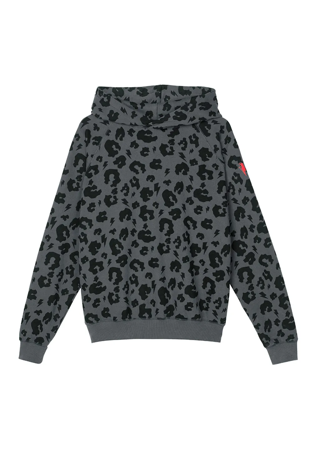 Grey Leopard Hoodie