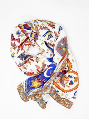 Gwen Printed Silk Scarf