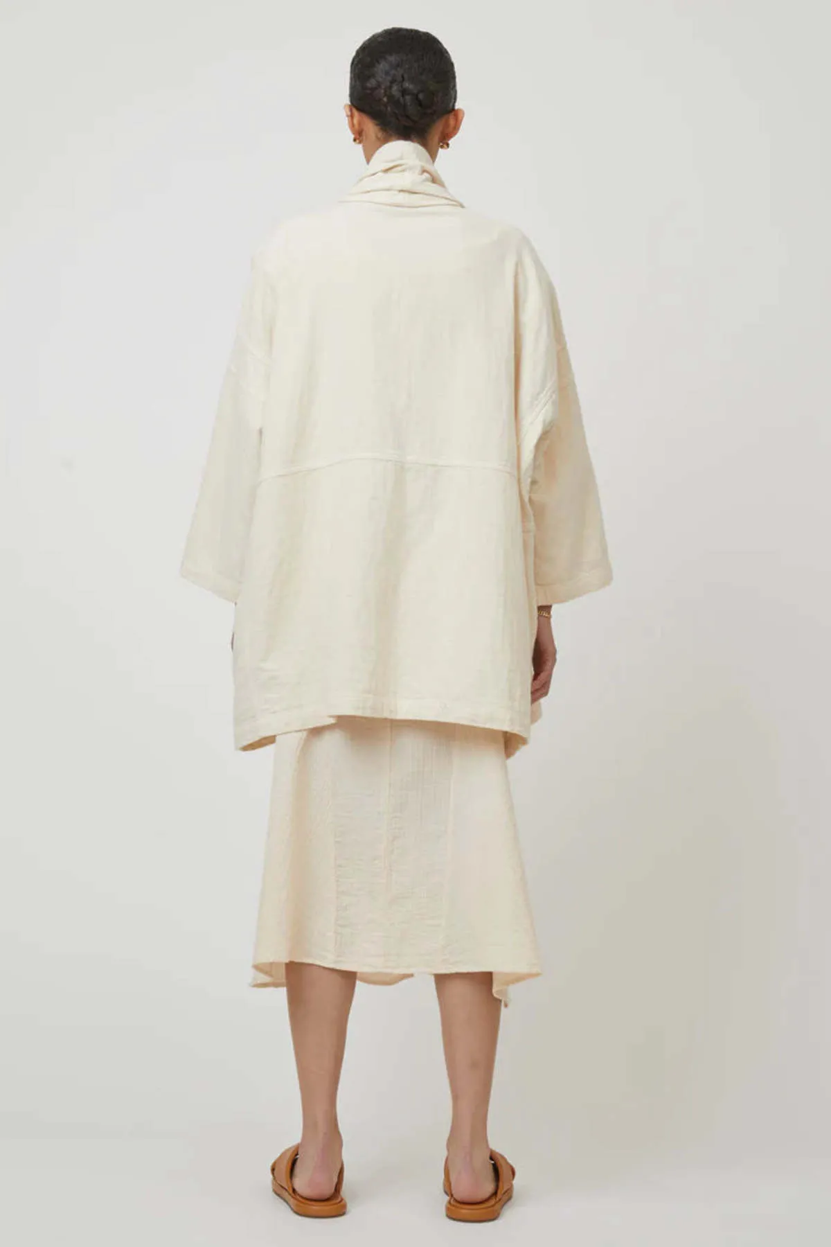 Haori Coat - Brick