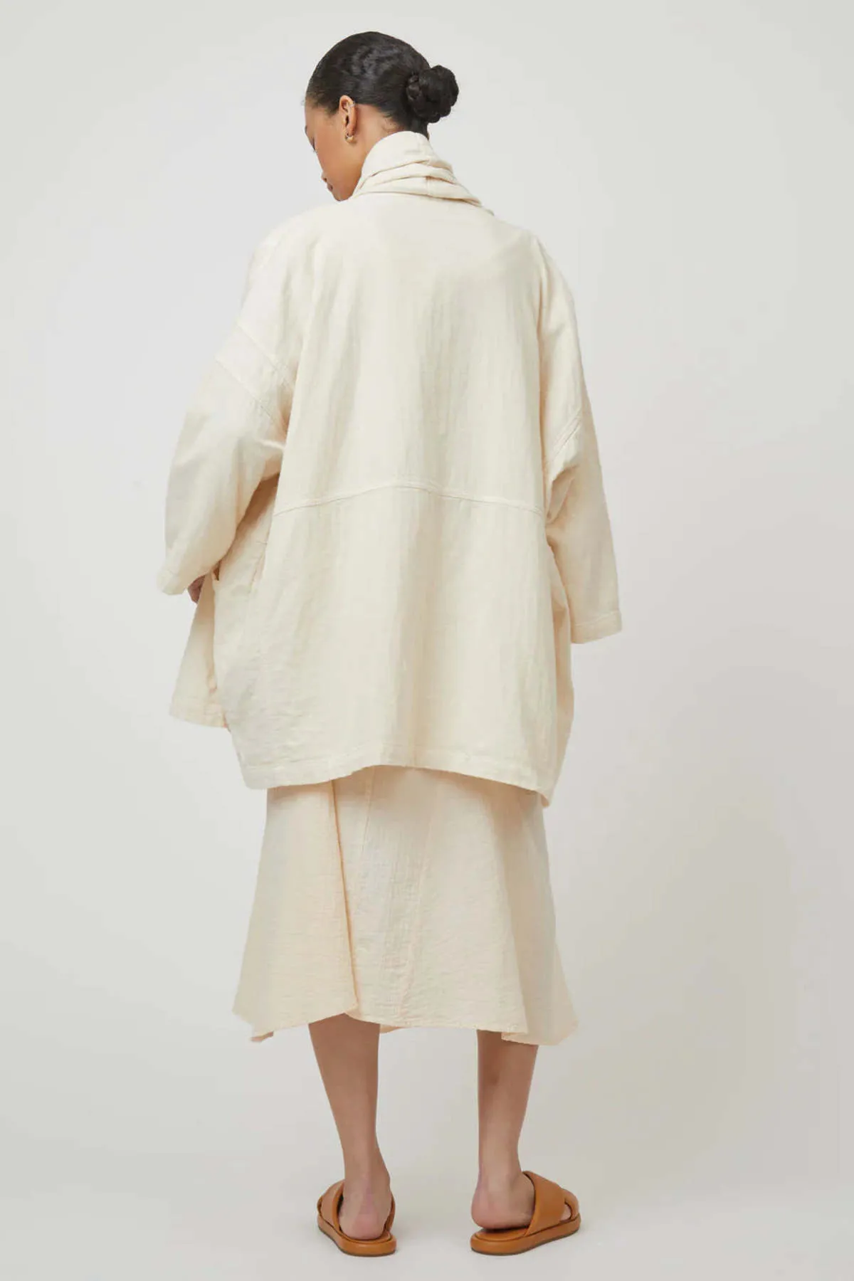 Haori Coat - Brick