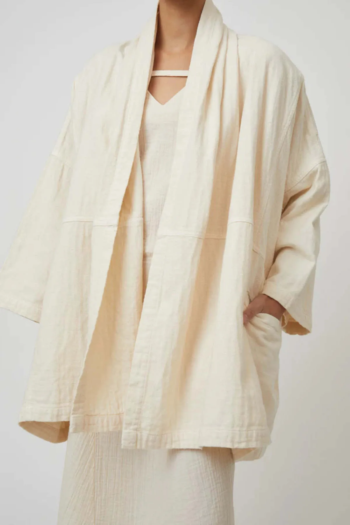 Haori Coat - Brick