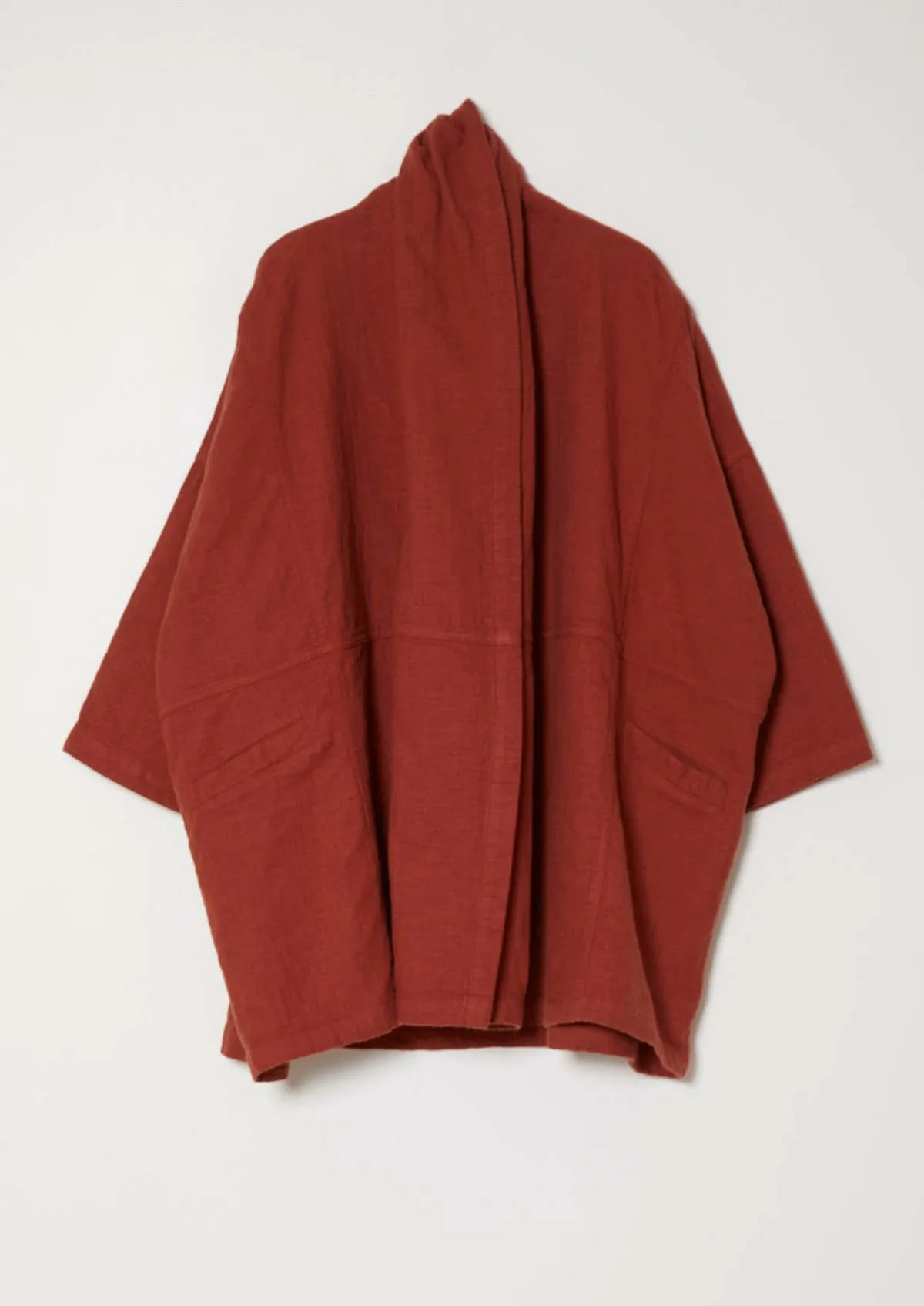 Haori Coat - Brick