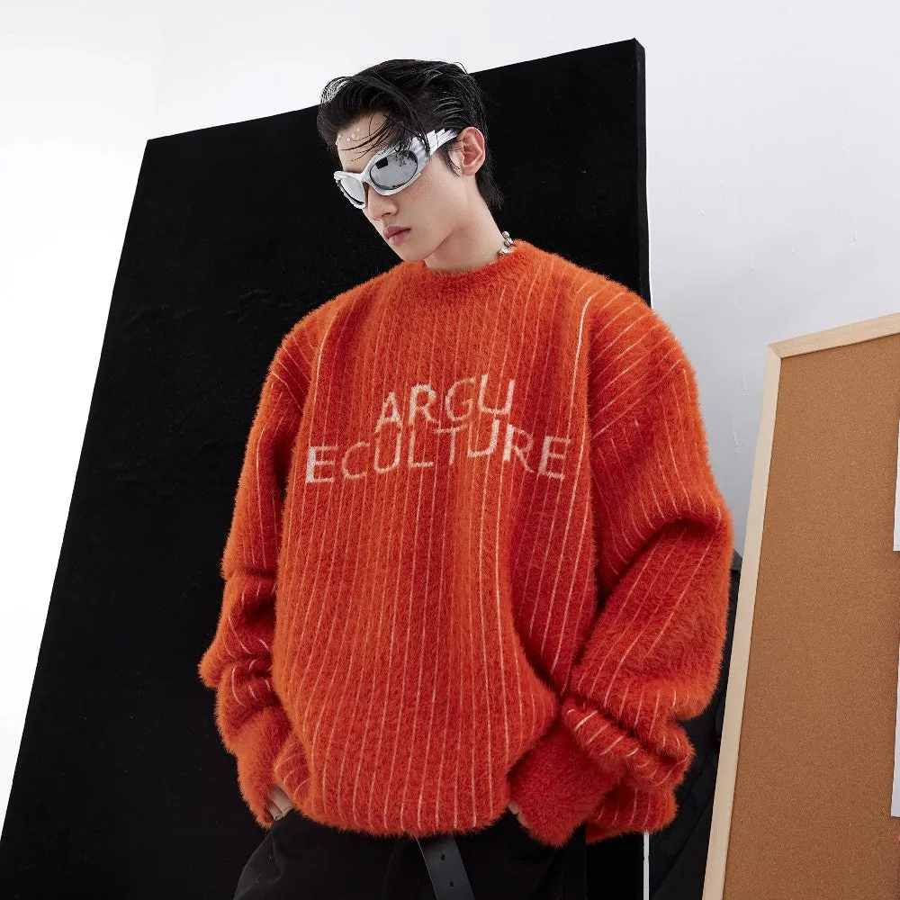 Heavy Knit Logo Sweater