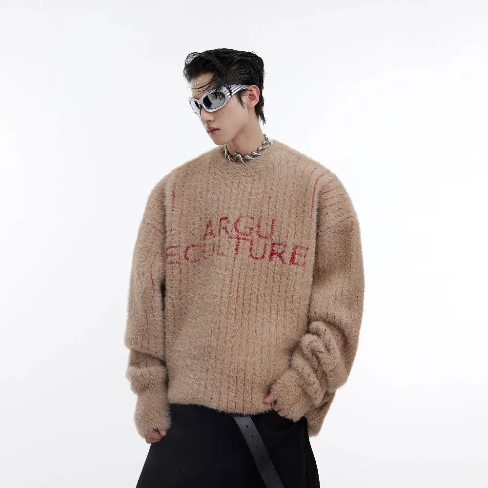 Heavy Knit Logo Sweater