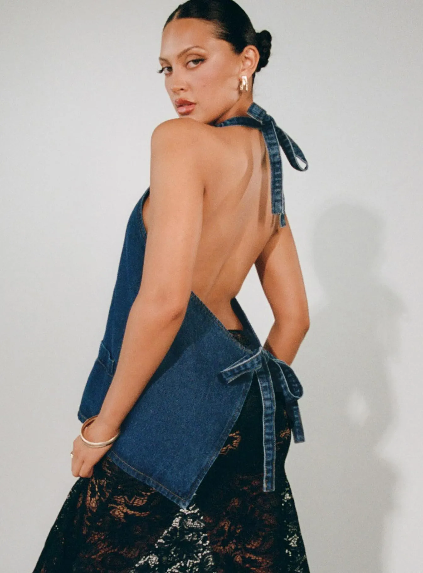 Hills Halter Denim