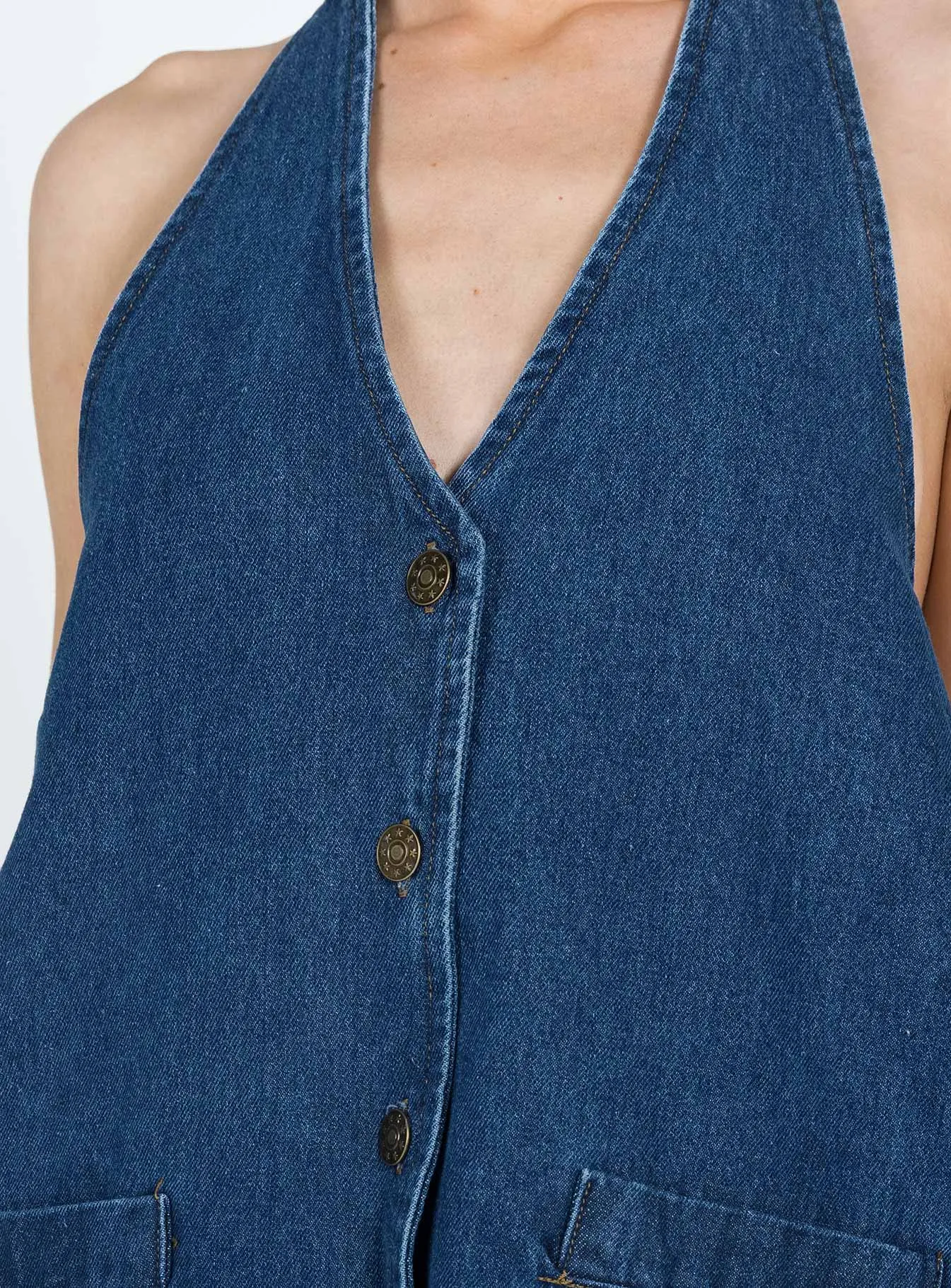 Hills Halter Denim